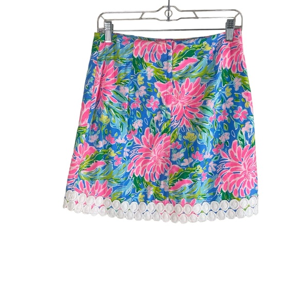 Lilly Pulitzer Zanzibar Blue Izzy Mini Skirt - Picture 6 of 15